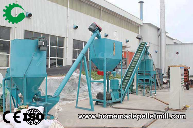 Animal Feed Pellets Production Line For Sale