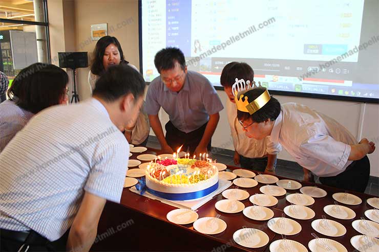 company leadership staffs celebrate