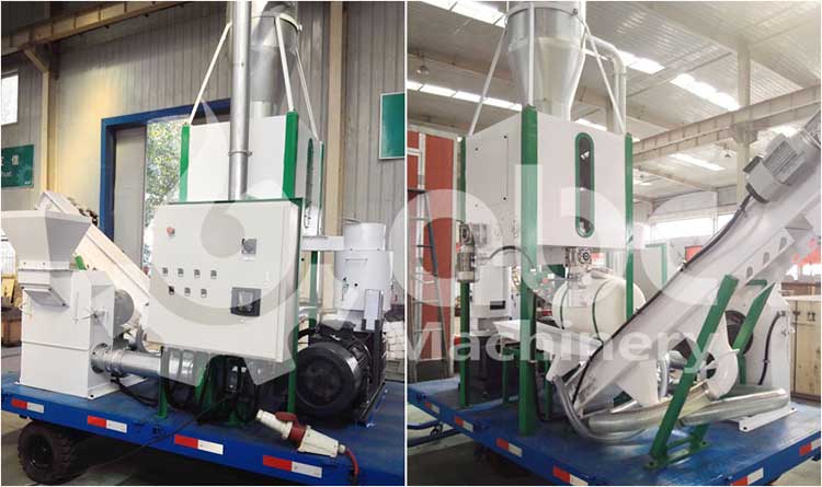 MPL400 mobile small pellet plant