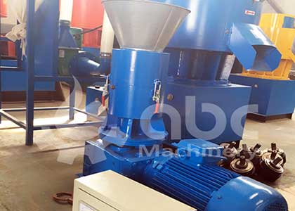 Biomass Pelletizing Machine For Rice Husk Production Order By French Customer