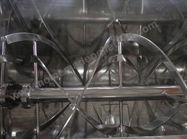Main Structure Specifications of Horizontal Feed Mixer