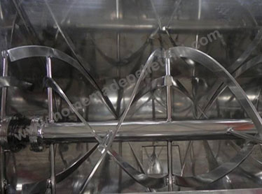 Main Structure Specifications of Horizontal Feed Mixer