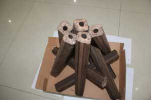 maize straw briquettes