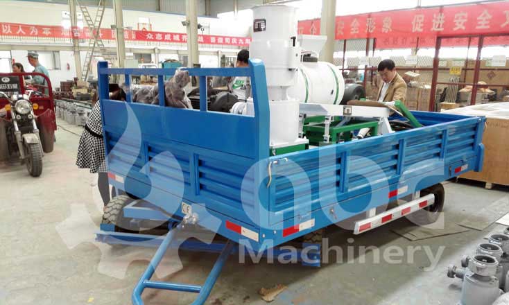 mobile small pellet plant exported to South Africa