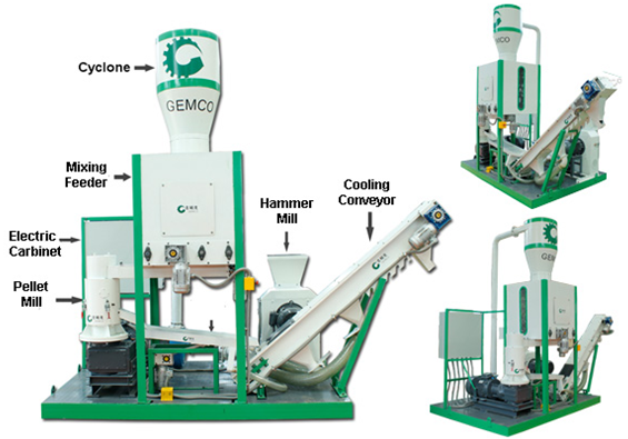 multifunctional biomass pellet mill plant