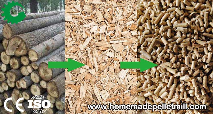 pine wood pellets