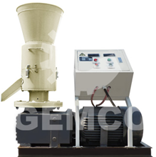 rotating roller biomass pellet mill with electric motor