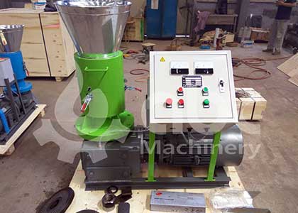 Thailand Client Customized A Green Version Wood Pellet Machine